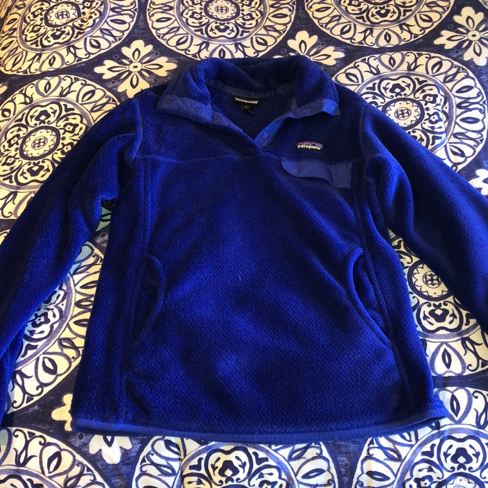 Blue Patagonia Snap-T Fleece Pullover